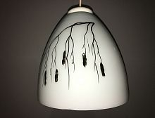 Светильник подвесной (Люстра) Мелодия Света "Ветка" 220В E27 40Вт Белый картинка 